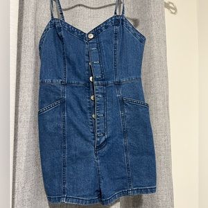Forever 21 Denim Romper